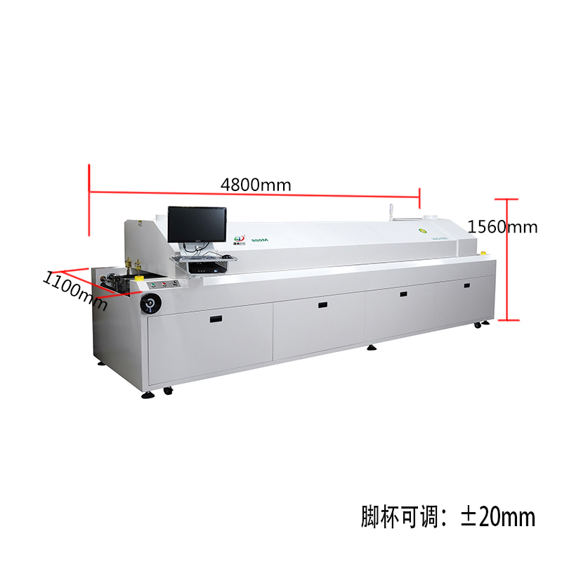 smt設(shè)備晟典八溫區(qū)回流焊